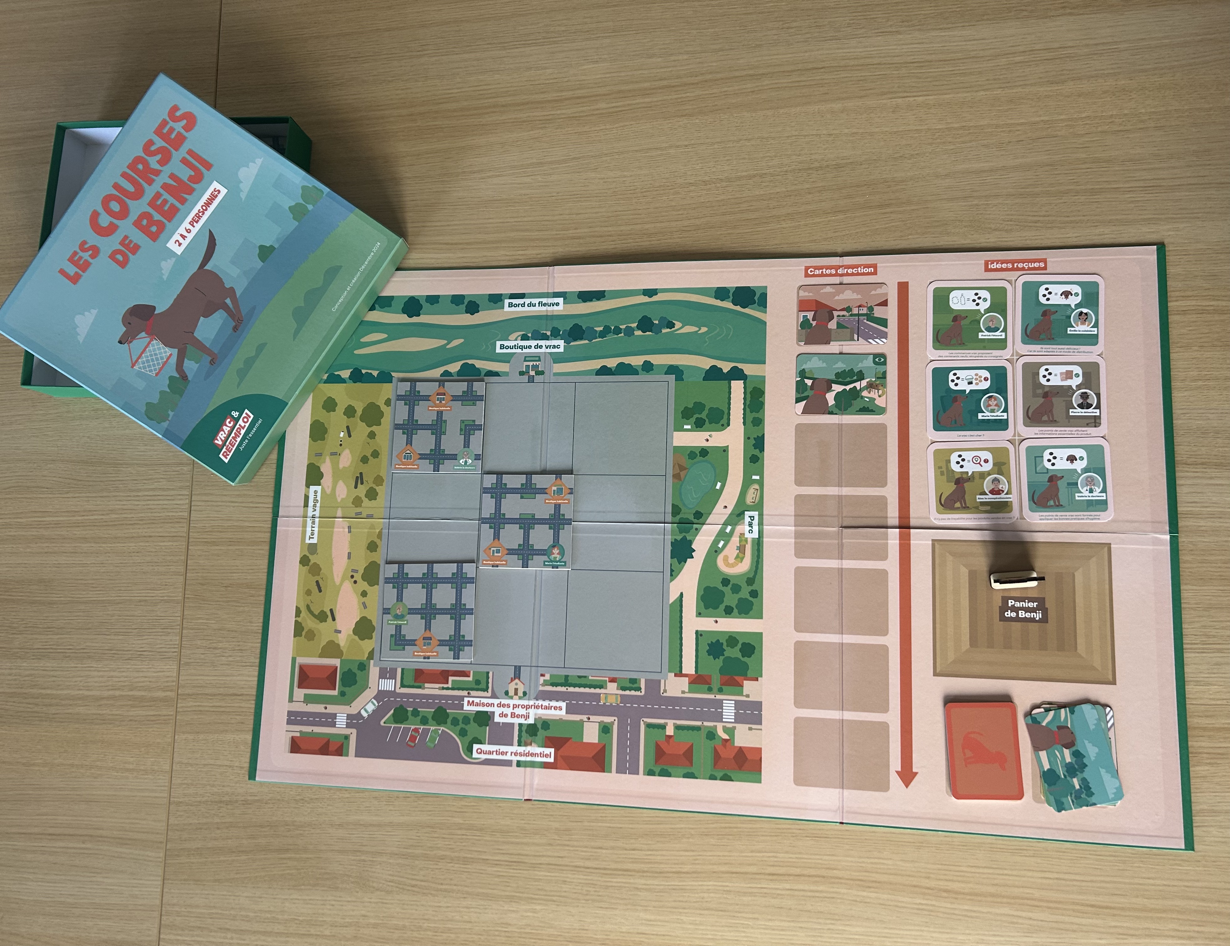 Les courses de Benji