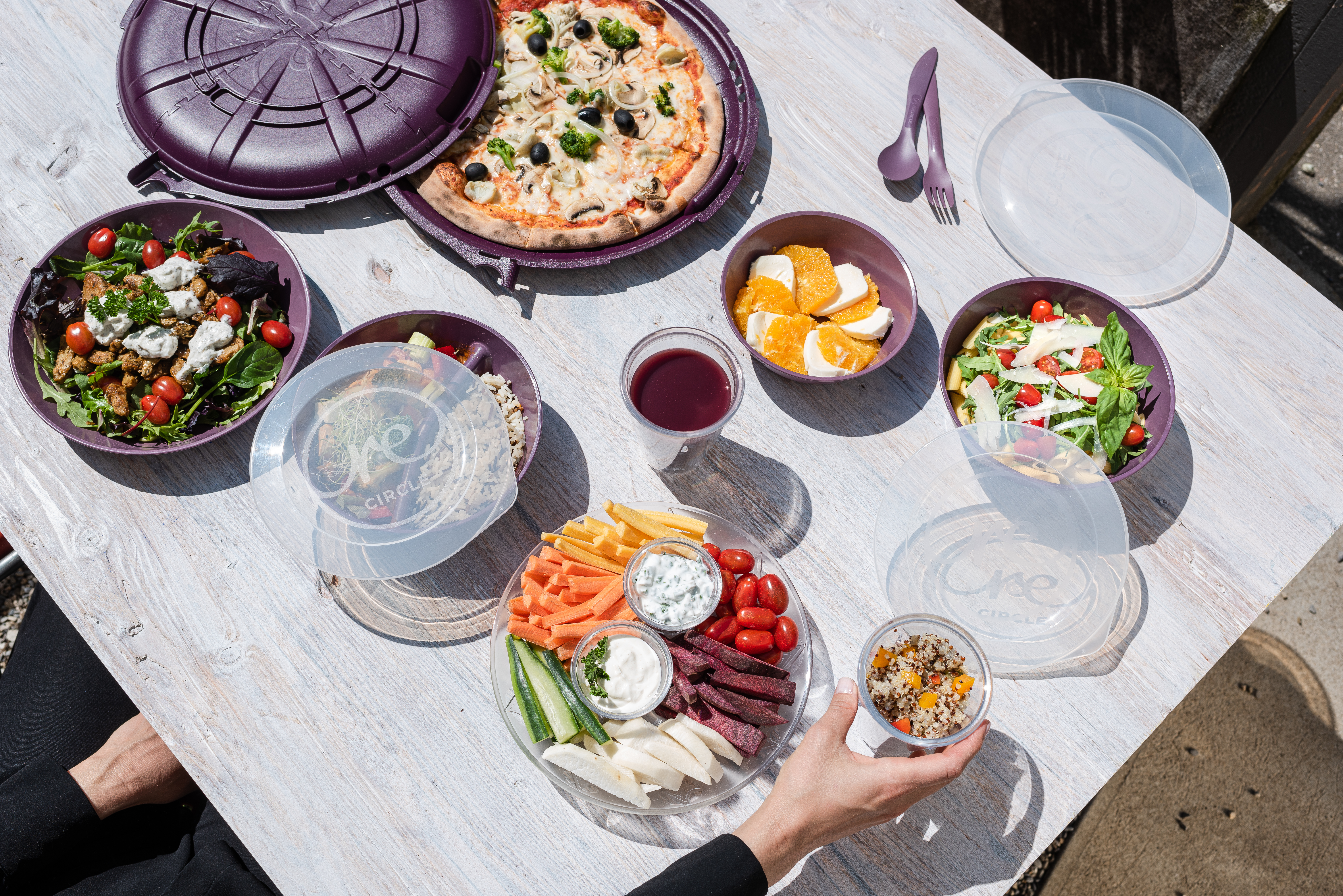 Le réemploi sur place et à emporter 